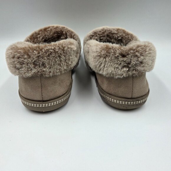 Skechers Slippes Womens 7 Light Brown Taupe Cali Cozy Campfire Team Toasty - Picture 7 of 10